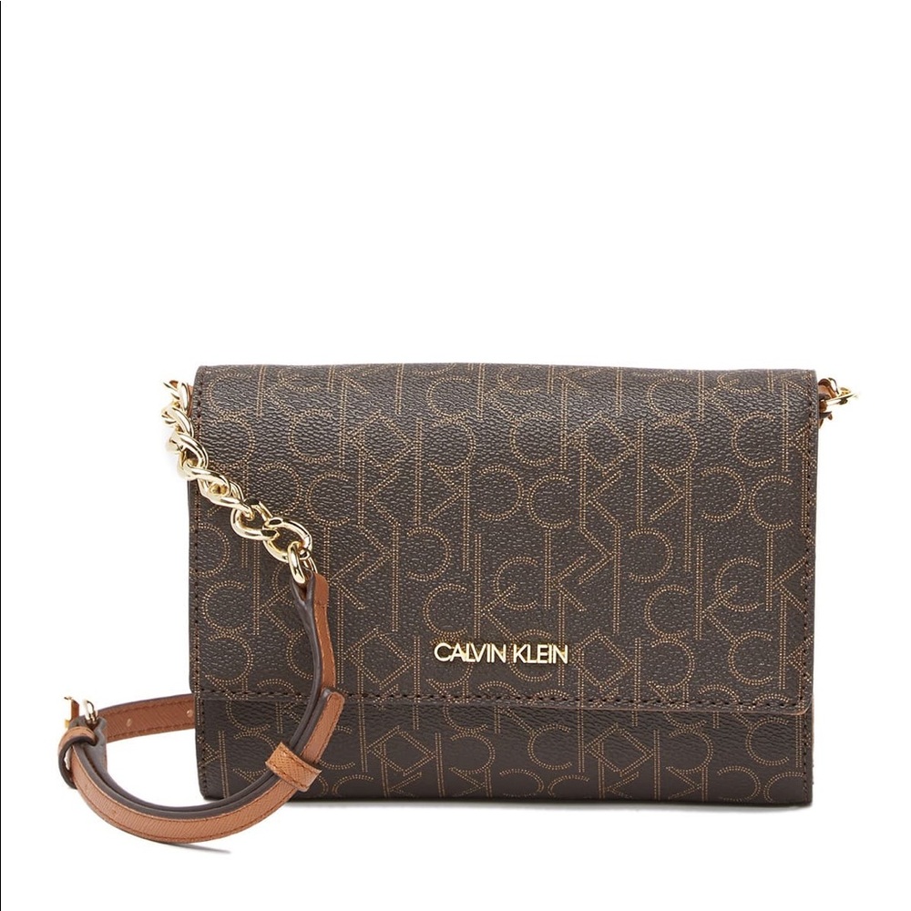 Calvin Klein Monogram Crossbody Purse